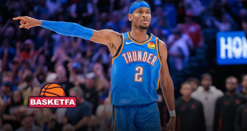 شی گیلجس الکساندر ستاره اوکلاهما سیتی تاندر در مسابقات NBA