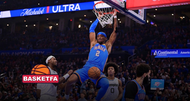 دانک اوکلاهما سیتی تاندر NBA