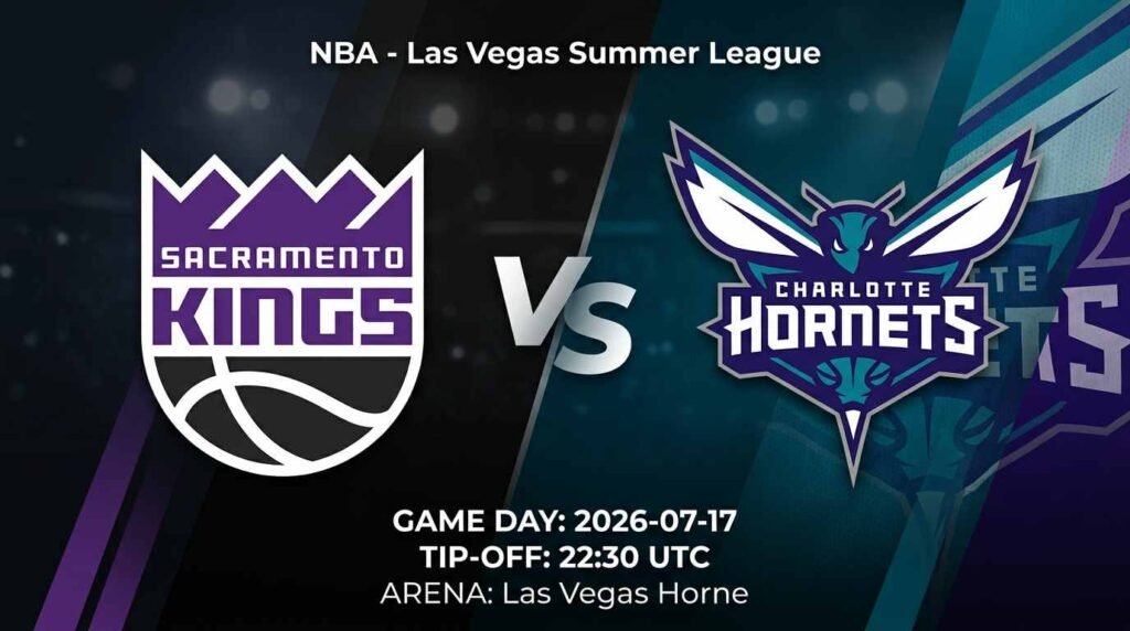 شارلوت هورنتس ساکرامنتو کینگز NBA - لیگ تابستانی لاس‌وگاس