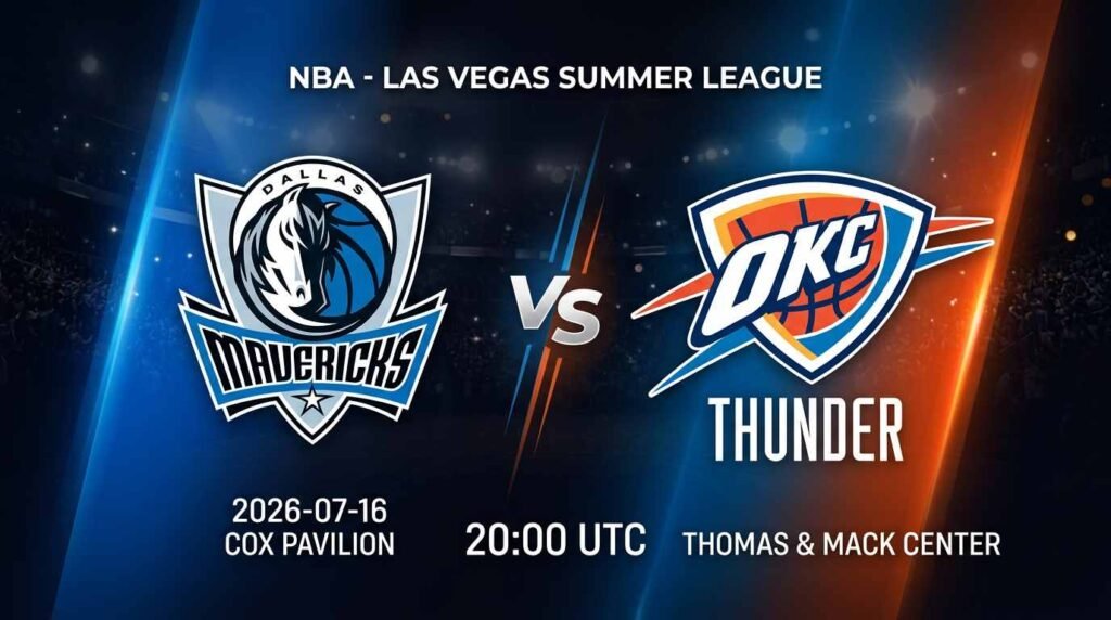 اوکلاهما سیتی تاندر دالاس ماوریکس NBA - سامر لیگ لاس‌وگاس